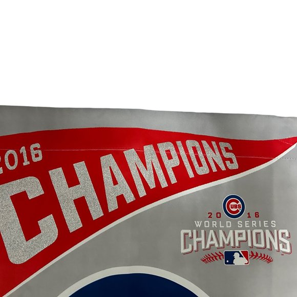 Chicago Cubs MLB World Series 2016 Banner 40"x 28" - Picture 3 of 6